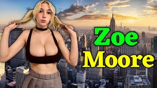 Zoe Moore ~ Bio , Facts , Wiki ~ Plus Size Model