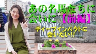 【競馬】ディープインパクト・クロフネetc...あの名馬たちに会いに（前編）(English subtitles)YOKO visited famous stallions, Deep Impact