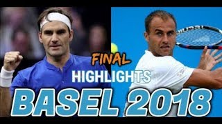 Roger Federer vs Marius Copil HIGHLIGHTS BASEL 2018 FINAL