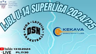 LJBL 2024/25  RBS DSN U14 -BK ĶEKAVA U14