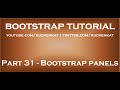 Bootstrap panel