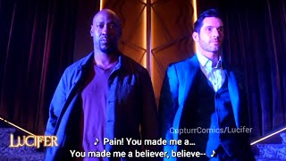 Lucifer X 'Believer' Song ♫ | Season 05 Episode 11 Opening Scene [with Subtitles]