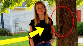 Mother takes picture of daughter, but when she takes a closer look she calls the police immediately