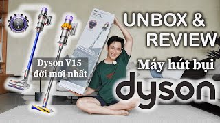 Trên tay Máy hút bụi Dyson V15 đời mới nhất 😍 Tại sao mình mê Dyson đến thế? // Dinology