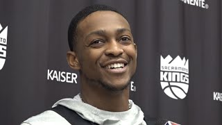 De'Aaron Fox talks about facing the Golden State Warriors and the improvements the Kings have made