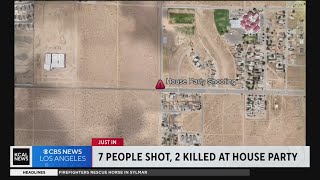 5 people wounded, 2 killed at Adelanto house party