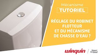 [TUTORIEL] REGLAGE DU ROBINET FLOTTEUR ET DU MECANISME DE CHASSE D'EAU