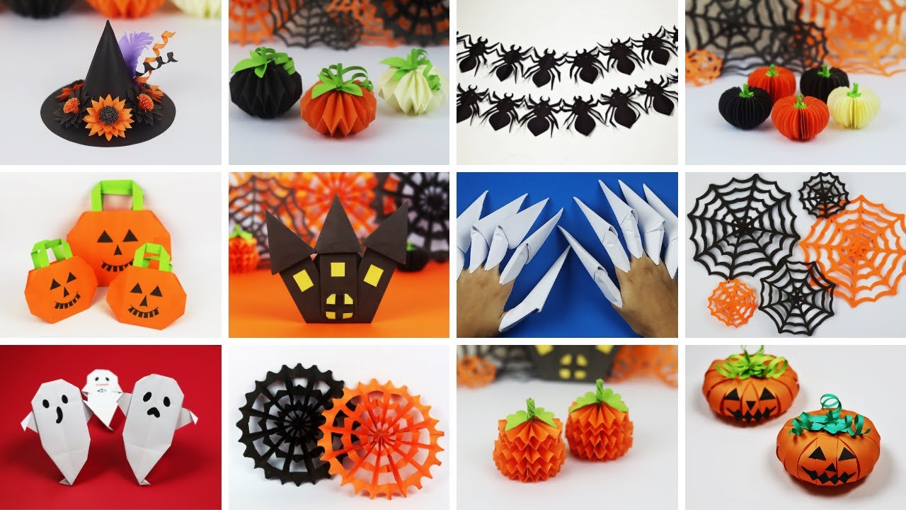 12 DIY Halloween Crafts 2022 | Halloween Decoration Ideas | DIY ...