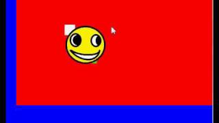 Java Rectangles with smiley face