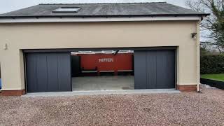 Double Side-Sliding Garage Door