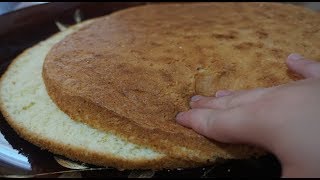 Παντεσπάνι Λευκό (Εύκολο-Γρήγορο-Αφράτο) - Sponge cake White (Easy-Fast-Fluffy)  // Stella Love Cook