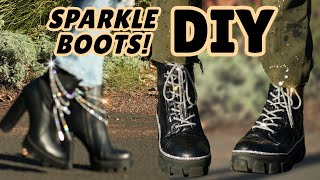 How To Make Rhinestone Boots! ROCKNOT Style | DIY w/ Orly Shani