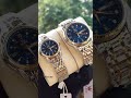 OLEVS 5513 couple watch Navy blue dial