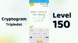 Cryptogram Tripledo Level 150 Solutions 🧩 | Logic Puzzle Game | Mini Boss