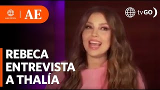 Thalía remembered Rebeca Escribans' dance with “Me oyen, me escuchan” | América Espectáculos (TODAY)