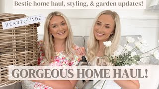 GORGEOUS HOME HAUL - bestie series | country styling garden tour new build White company dupes