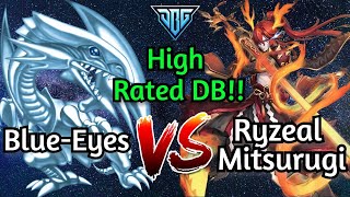 Blue-Eyes Vs Mitsurugi Ryzeal + Giveaway High Rated DB Yu-Gi-Oh!