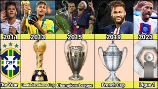 List Of Neymar JR Career All Trophies & Awards 2023