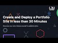 How to Create and Deploy a Portfolio Site in less than 30 Minutes