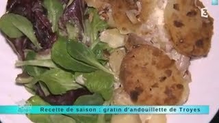 Recette de saison : gratin d'andouillette de Troyes