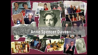 A Teacher from FSU: Anne Spencer Daves