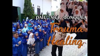 RELAWAN UCARE MENGHIBUR ANAK-ANAK KORBAN  GEMPA&TSUNAMI SULAWESI - Lembaga Zakat UCare Indonesia
