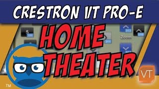 Crestron VT Pro Simple Home Theater Smart Graphics
