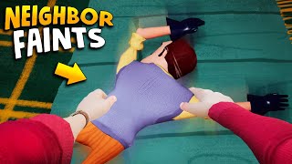 The Neighbor PASSES OUT!? | Hello Neighbor Gameplay (Mods)