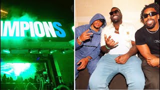 Saquon Barkley + Eagles had Super Bowl Party at Wynn XS Las Vegas Nightclub