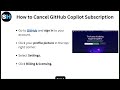 How to Cancel GitHub Copilot Subscription | Stop GitHub Copilot Billing Guide