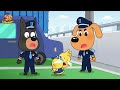 the ghost out of window safety cartoon police cartoon kids cartoon sheriff labrador