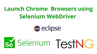 How To Launch Browser Using Selenium Webdriver | Selenium Launch Chrome, Firefox, Edge Browser
