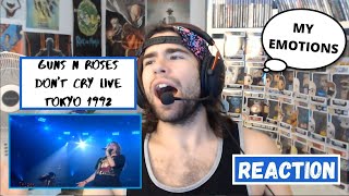First Time Hearing - Guns N Roses Don't Cry Live Tokyo 1992 - Reaction!