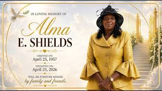 Burial Service for Alma E. Shields