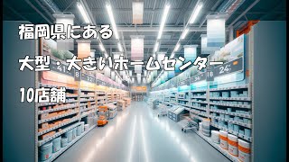 【福岡・博多】大型・大きいホームセンター・10店舗