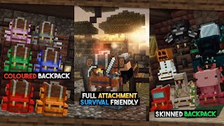 Addon BACKPACK TERBAIK di MCPE (1.21+) || Sophisticangel v1.0 UPDATE ‼️