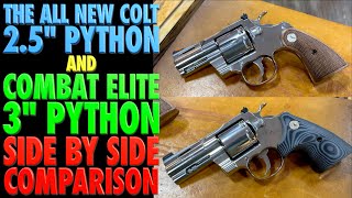 Colt 2.5" Python & 3" Python Combat Elite Side by Side Comparison!