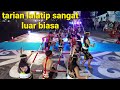 Penutupan festival dayak tahol penuh kemeriahan di iringi musik semajau dan tarian lalatip