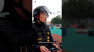 Chinese politie test nieuw wapen