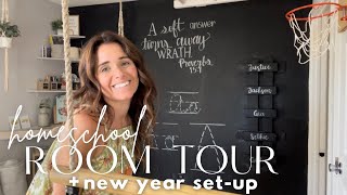 Homeschool Room tour + prep | preschool