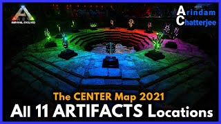 ARK The Center - ALL 11 ARTIFACT LOCATIONS 2021 - S2E193