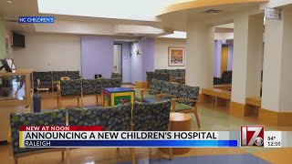 Duke, UNC announce new partnered children's hospital