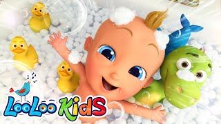 🛁🎶 Bath Song Compilation for Kids | 1-Hour of LooLoo Kids Nursery Rhymes | Toddler Songs