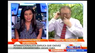 Exembajador de Venezuela habla en NTN24 sobre posible juramentación de Chávez desde Cuba