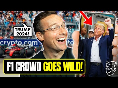 CHILLS: Trump Leads Entire STADIUM in ‘USA’ Chant At F1 Racing Championship Crowd Roars, Energy️