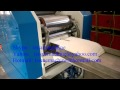 Automatic Advanced 2 Colors Printing Dinner Napkin Tissue Paper Machine 2 Lanes Delivery High Speed