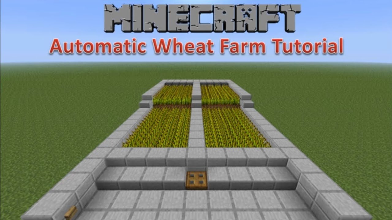 Minecraft Automatic Farm Tutorial Youtube