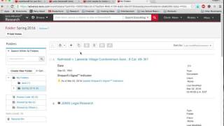 Lexis TableTip: Managing Folders (3/21)