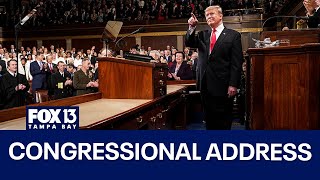 Watch President Donald Trump address to a joint session of Congress