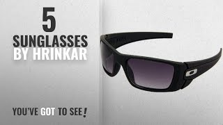 Top 10 Hrinkar Sunglasses [2018]: Hrinkar Uv Protected Sports Unisex Sunglasses(Hrs130|53|Black)